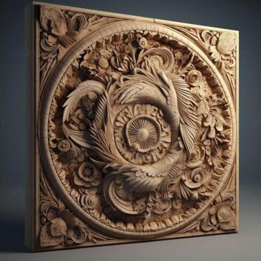 Patterns and decorations stl Spinolidia 3 3d model